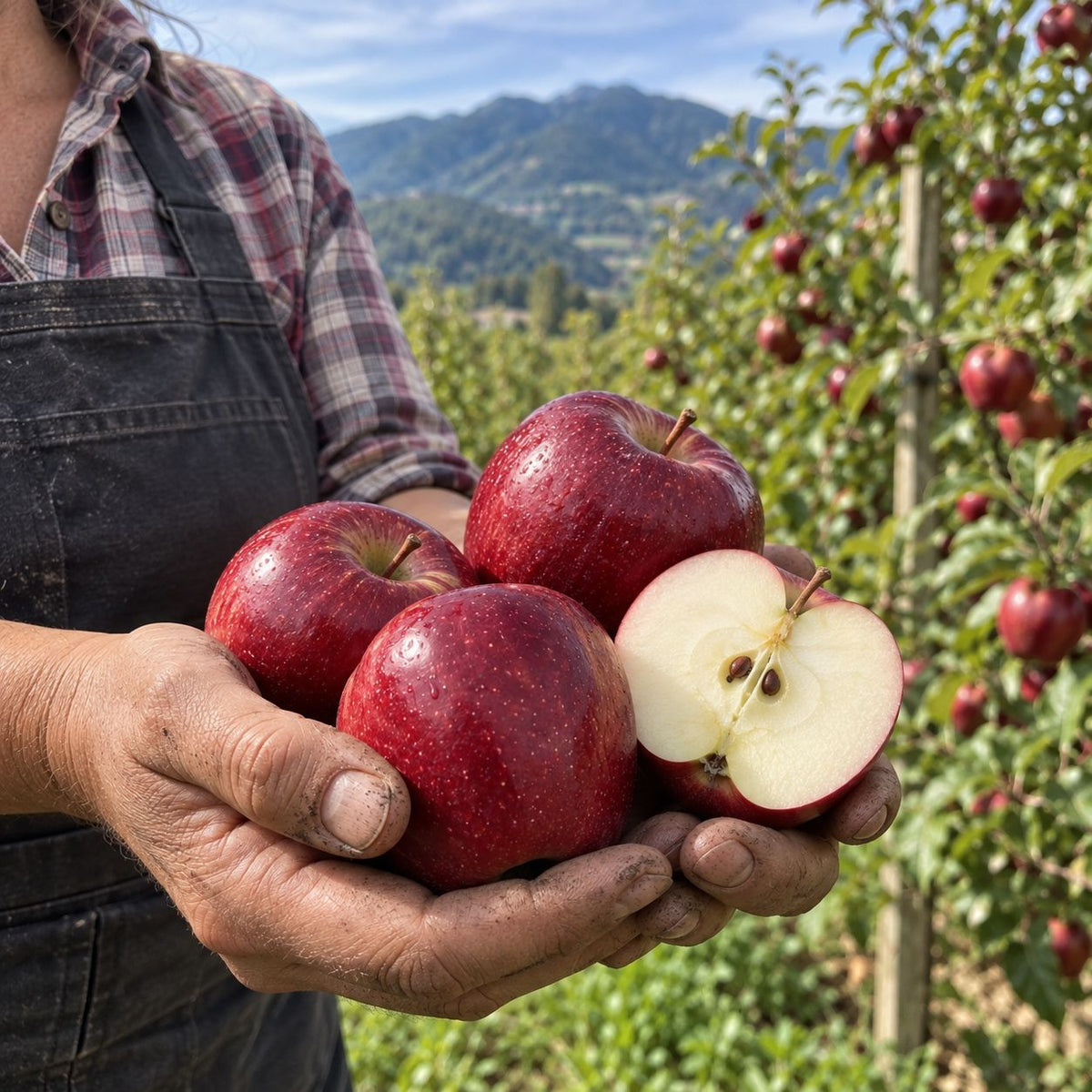 Manzana Orgánica de Montaña Roja De Laura